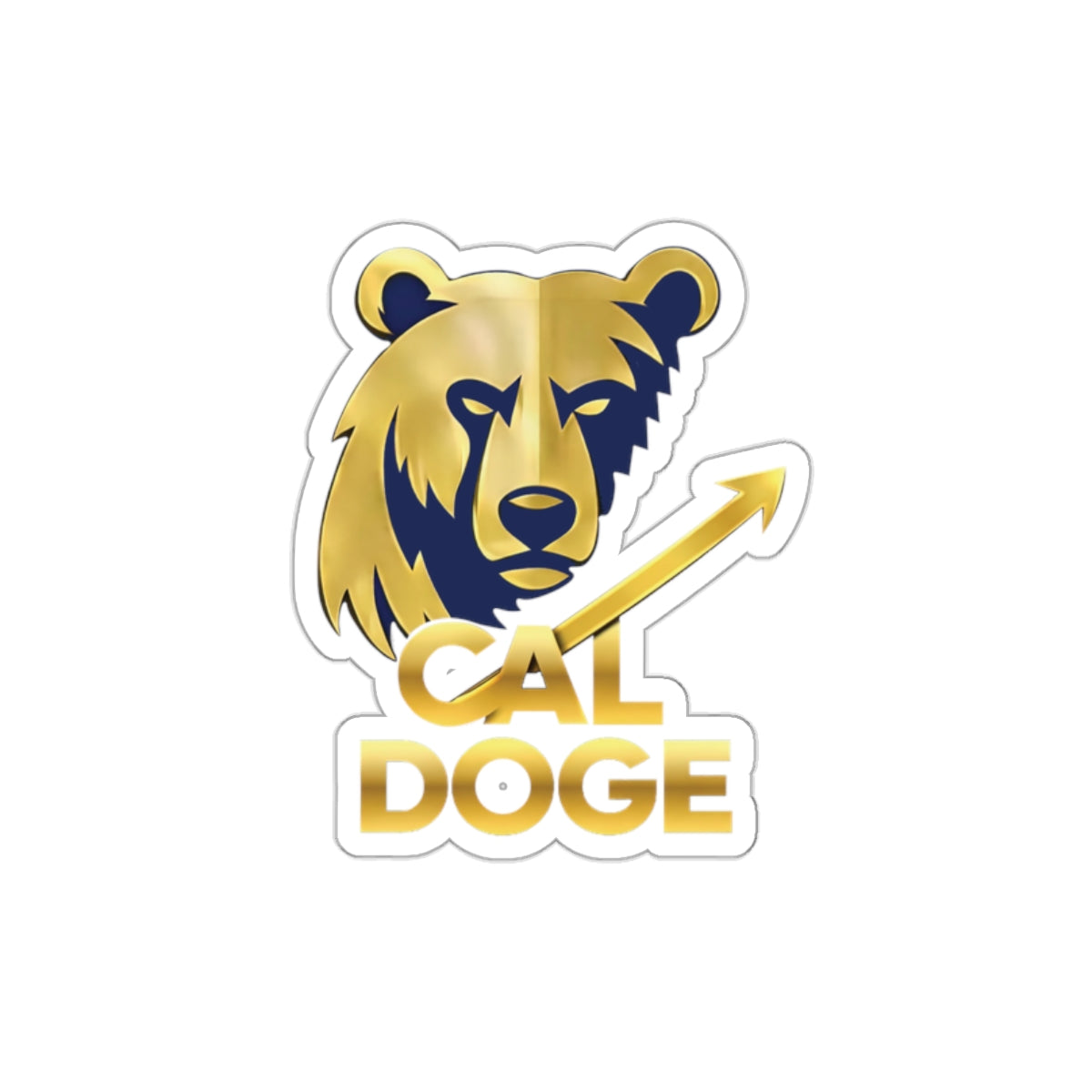 Cal Doge Die-Cut Sticker