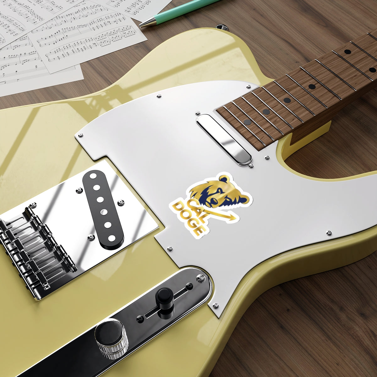 Cal Doge Die-Cut Sticker